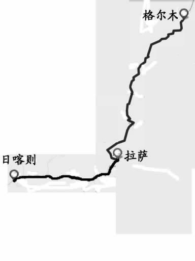拉日鐵路的建設(shè)使青藏鐵路進(jìn)一步延伸。記者田俊制圖