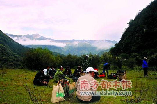 路上休整。