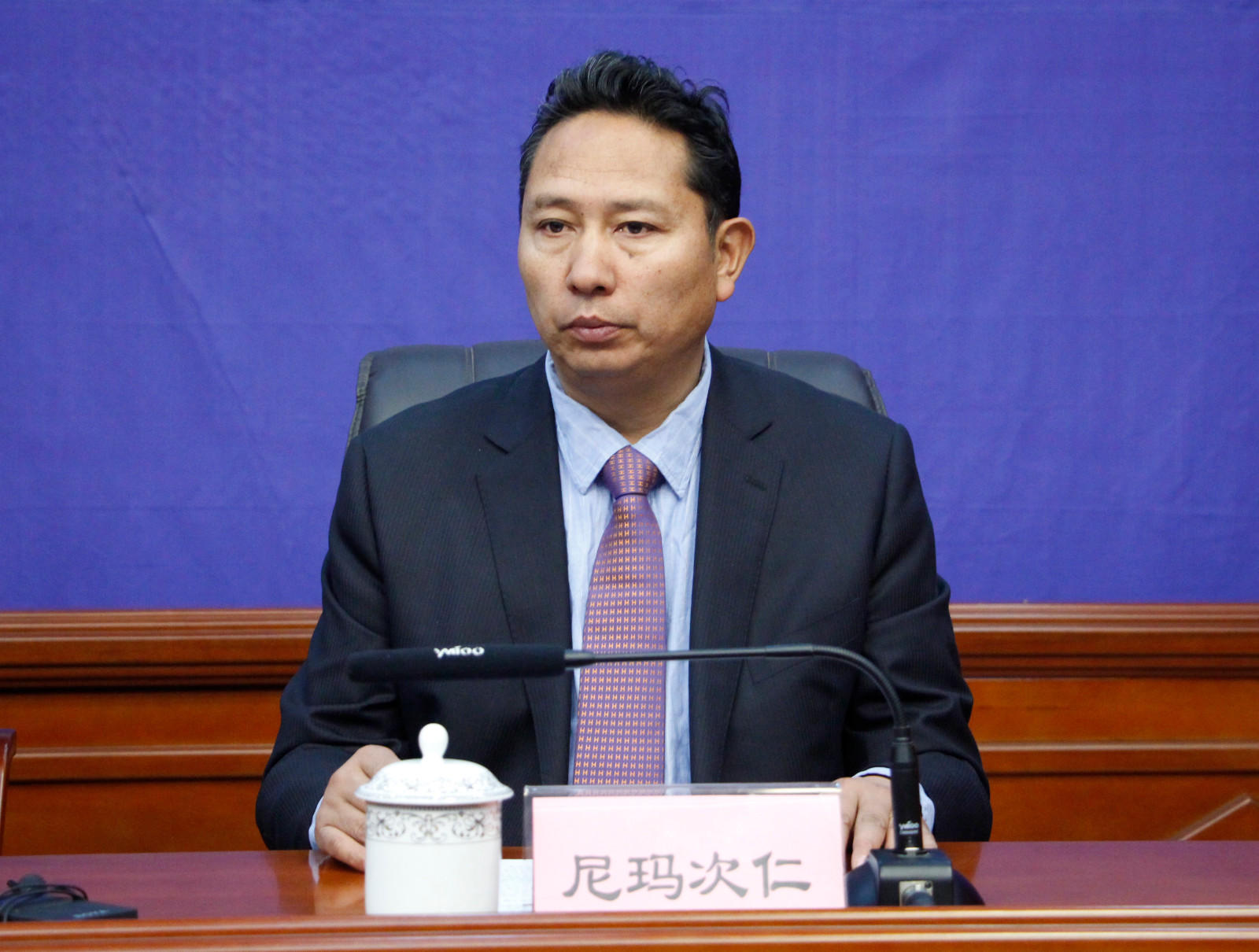 新聞發(fā)言人：中國(guó)登山協(xié)會(huì)副主席、西藏自治區(qū)登山協(xié)會(huì)名譽(yù)主席、區(qū)體育局局長(zhǎng) 尼瑪次仁.JPG